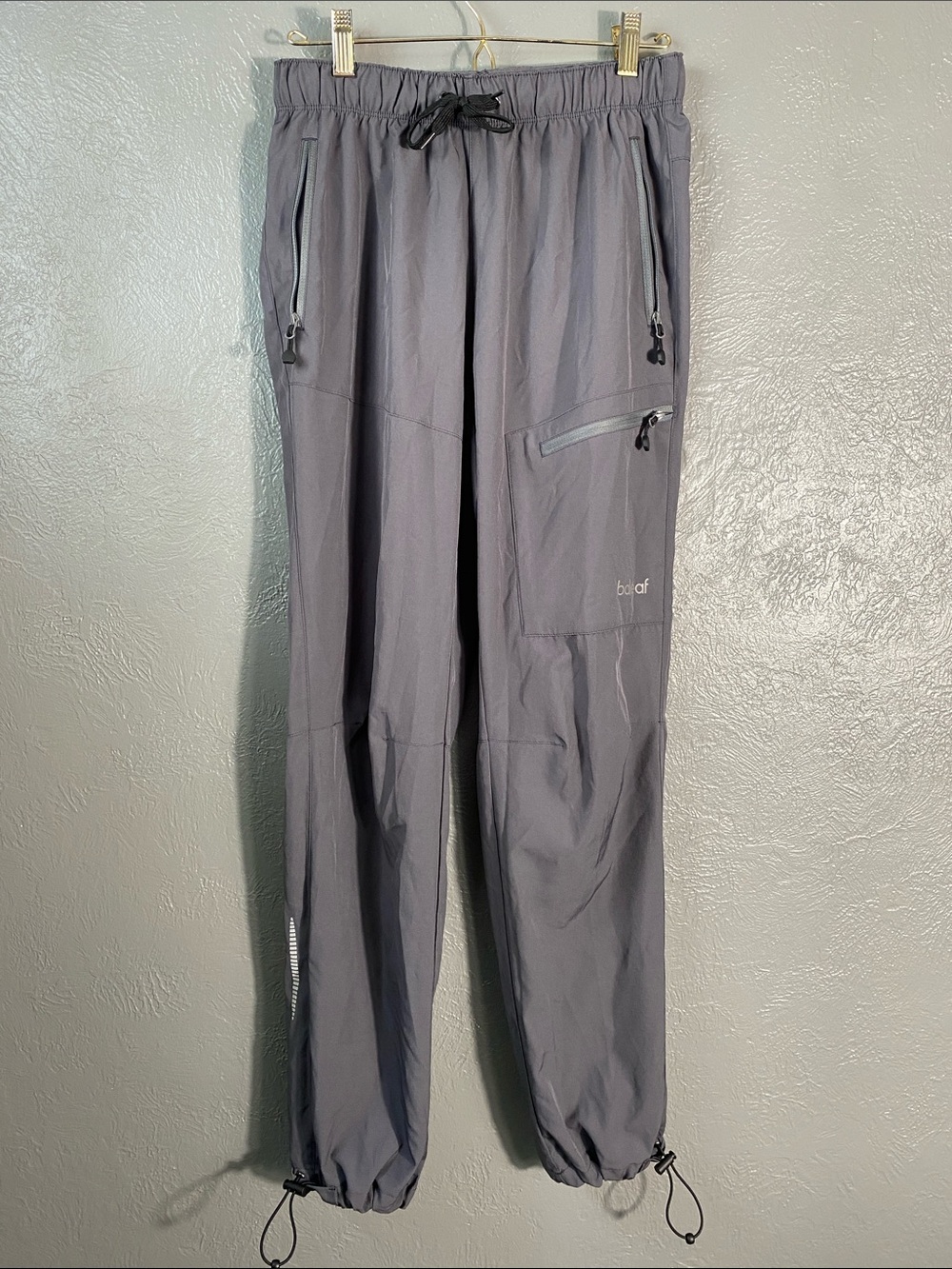 Baleaf Women's Hiking Cargo Pants S Gray Quick Dry Zip Pocket Travel Outdoor